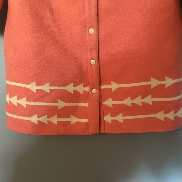 Anthropologie Lauren Moffatt "Eastward" Coral Wool Coat Women's Size small - Picture 4 of 9